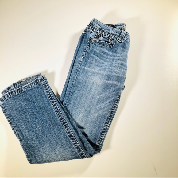 Miss Me Jeans Bootcut Embellished Sequins Jeans - Picture 7 of 8